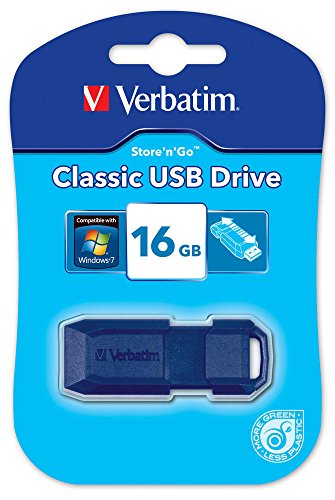 Imagen principal de Verbatim Classic USB Drive 16GB - Memoria USB (16 GB, USB 2.0, 14 MB/s