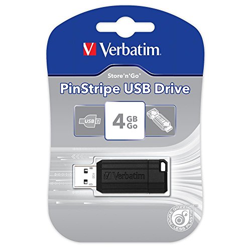 Imagen principal de Verbatim 49061 - Memoria USB de 4 GB (10 MB/s), Color Negro