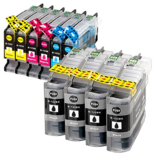 Imagen principal de 10 Compatibles XL Cartuchos de Tinta con el más nuevo V3 Chip para Br