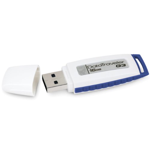 Imagen principal de Kingston Data Traveler G3 - Memoria USB de 16 GB (10 MB/s, 4-Pin), Azu