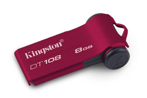 Imagen principal de Kingston Datatraveler 108 - Unidad Flash USB - 8 GB - USB 2.0 - Rojo