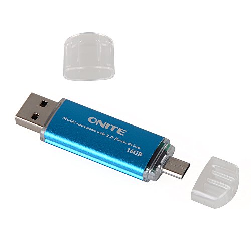 Imagen principal de Onite Menmoria Usb 16G (Azul) Coolflash Doble Finalidad Usb Flash Driv