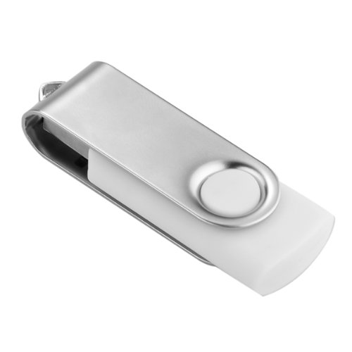 Imagen principal de 64 Gb Usb 2,0 Giratorio de Memoria Flash Usb de Almacenamiento Blanco