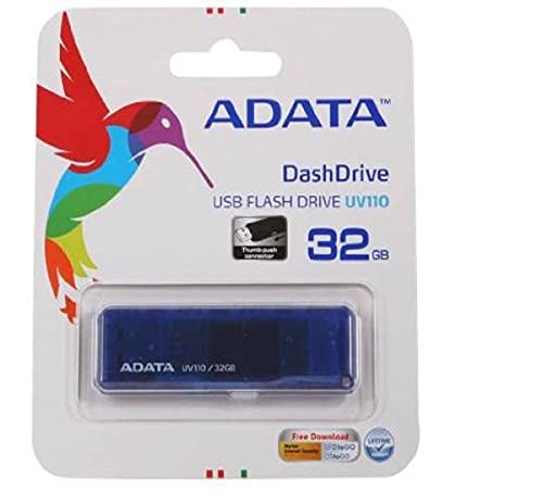Imagen principal de ADATA 32GB DashDrive UV110 Unidad Flash USB USB Tipo A 2.0 Azul - Memo