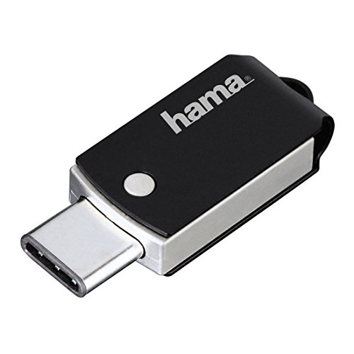 Imagen principal de Hama C-Turn FlashPen - Memoria USB 3.0 (16 GB, Tipo C), Color Negro y 