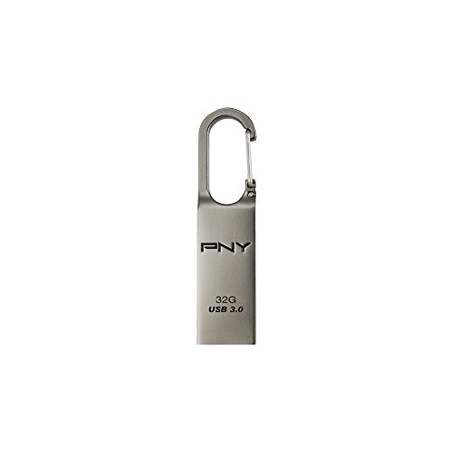 Imagen principal de PNY FDU32GLOOP30-EF - Memoria USB 3.0 de 32 GB, Color Plata