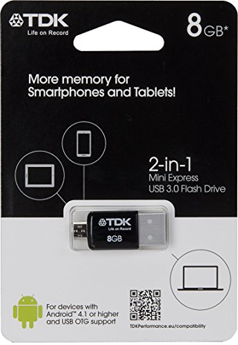 Imagen principal de TDK 2 en 1 Mini - Memoria USB de 8 GB