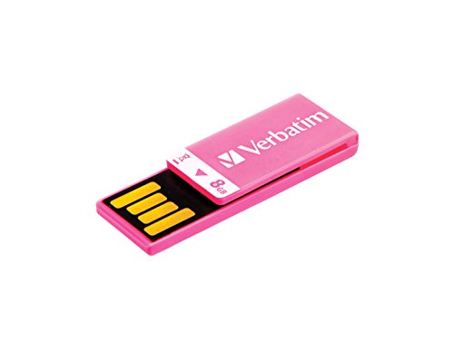 Imagen principal de Verbatim Clip-it - Memoria USB 2.0 de 8 GB, Color Rosa