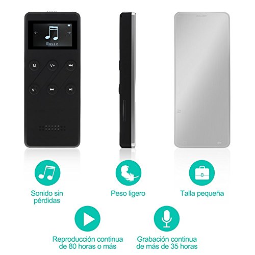 Imagen principal de GHB 8GB MP3 Player Reproductor de MP3 Portátil Batería de 1300 mAh P