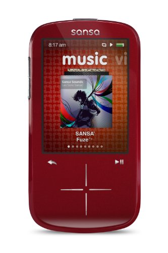 Imagen principal de SanDisk SDMX20R-004GR-E57 Reproductor MP3 de 4 GB rojo