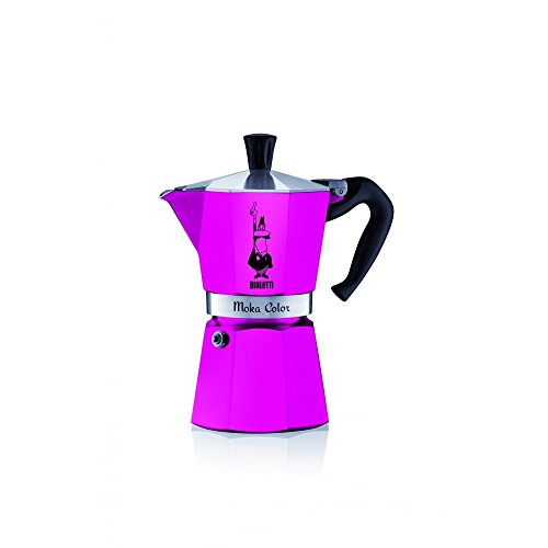 Imagen principal de Bialetti Moka Express Color Cafetera italiana, 0.3 litros, Aluminio, C
