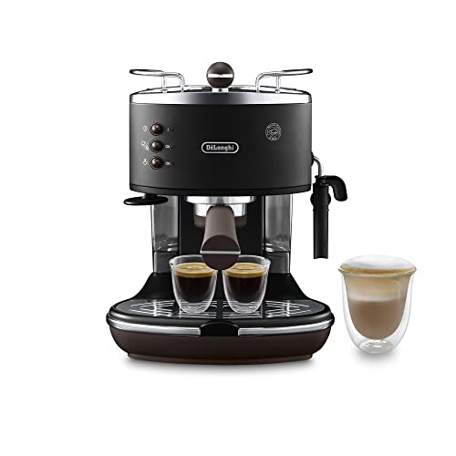 Imagen principal de DeLonghi ECOV311.BK Cafetera Espresso Vintage Icona, Independiente, Se