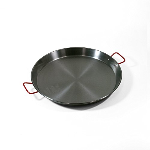 Imagen principal de LA IDEAL - Paellera valenciana para 14 personas, 50 cm, Gris