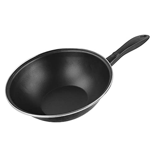 Imagen principal de MAGEFESA Black - Wok 28cm de acero vitrificado exterior negro. Antiadh
