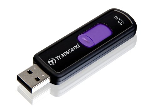 Imagen principal de Transcend JetFlash 500 - Memoria USB 2.0 de 32 GB, Color púrpura