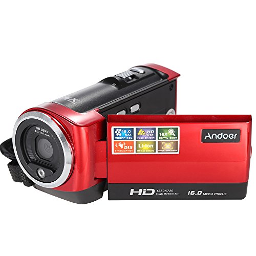 Imagen principal de Andoer&Reg; - VideocÁMara PortÁTil Dv/Dvr, Pantalla LCD Hd, 16&Nbsp;