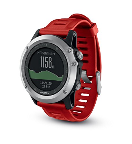 Imagen principal de Garmin Fénix 3 HRM - Reloj GPS, color rojo