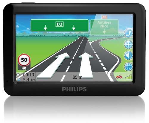 Imagen principal de Philips PNS 400 - GPS para coches de 4.3 con mapas de Europe (Pantalla