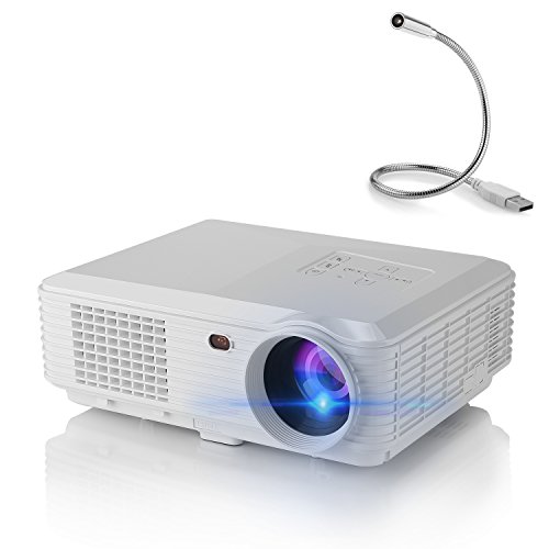 Imagen principal de Proyector LED HD, YOKKAO 4600Lúmenes Resolución 1280 x 800 Contraste