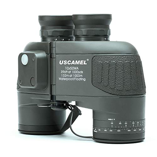 Imagen principal de USCAMEL 10X50 Marinos Binoculares para Adultos con Telémetro Brújula