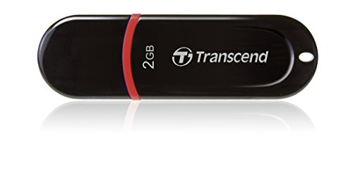 Imagen principal de Transcend JetFlash 300 - Memoria USB de 2 GB, Color Rojo