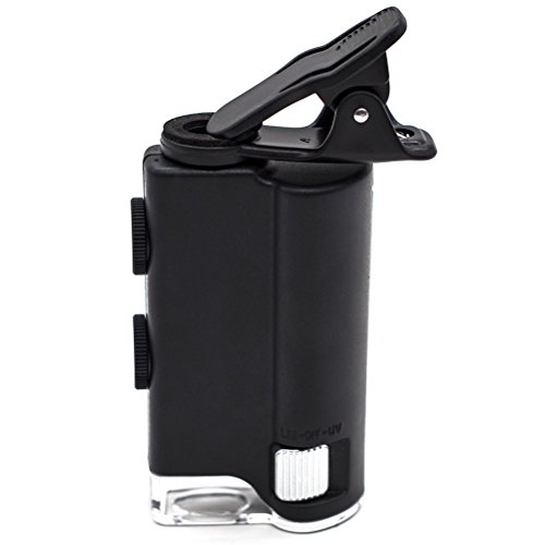 Imagen principal de JLERU 60-100X Microscopio Ajustable Multifuncional con Luz de LED y UV
