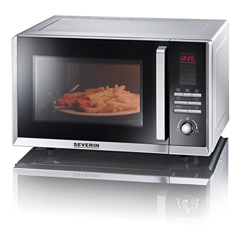 Imagen principal de Severin MW 7867 Microondas con Grill y Convección, 800 W, Plata y Neg