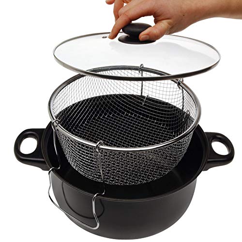 Imagen principal de Mundigangas Excellent - Freidora Esmaltada 26 cm Con Cestillo