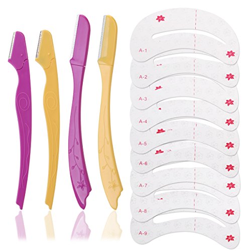 Imagen principal de RUIMIO Cejas Trimmer 4 Piezas y Maquillaje Cejas 9 Piezas