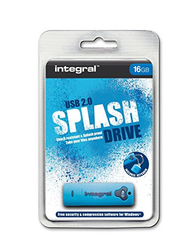 Imagen principal de Best Price Square USB Drive, 16GB, Splash, Blue INFD16GBSPLB by Integr