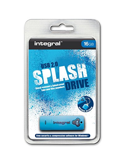 Imagen principal de Integral Splash - Lápiz de Memoria USB 2.0 Azul 16 GB