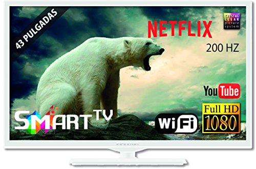 Imagen principal de TV LED INFINITON 43 Blanca INTV-4317W Smart TV Full HD 1920x1080 WiFi