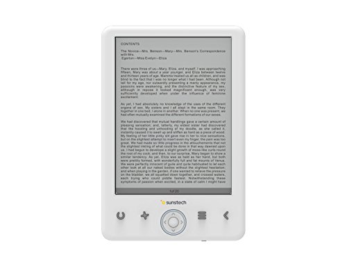 Imagen principal de Sunstech EBI8LTOUCH - Libro electrónico de 6 (8 GB, USB), Color Blanc