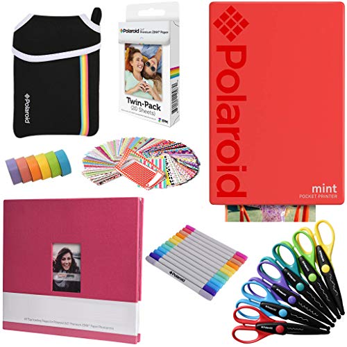 Imagen principal de Polaroid Mint: Impresora instantánea (Rojo) PAQ Arte + 20 Hojas de Pa