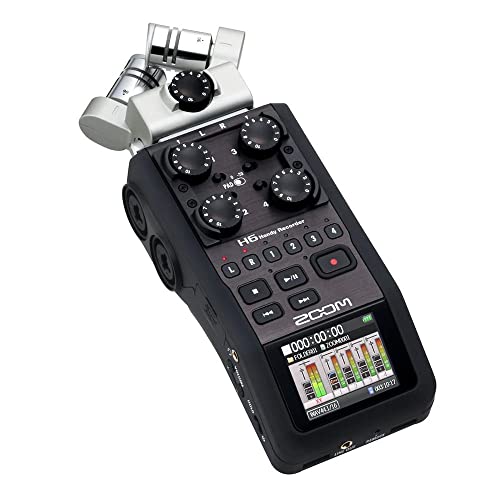 Imagen principal de Ampliar H6 grabador portátil 6 pistas micrófonos XLR 4 x
