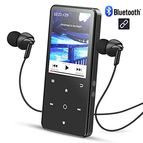 Imagen principal de AGPTEK Reproductor Mp3 Bluetooth 16GB, HD Pantalla 2.4'' a Colores con