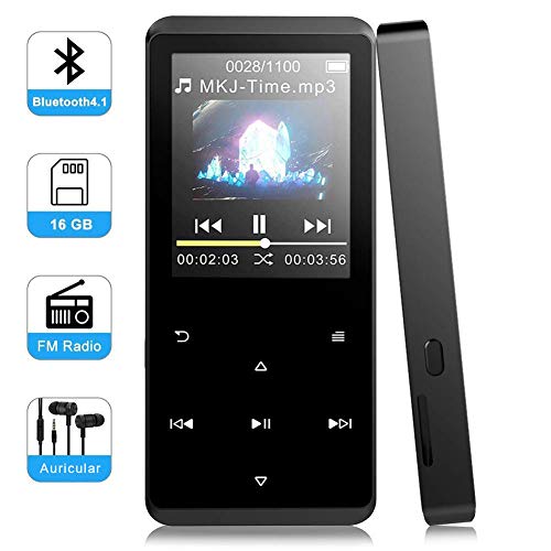 Imagen principal de Reproductor MP3 16GB, Marcourt Reproductor de Música MP3 Portátil Bl