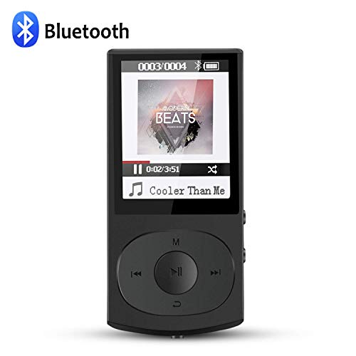 Imagen principal de AGPTEK C3B Bluetooth Reproductor Música 8GB de Metal, Reproductor MP3
