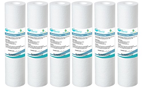 Imagen principal de 6x AquaHouse 10 cartucho de filtro de agua de sedimentos para ósmosis