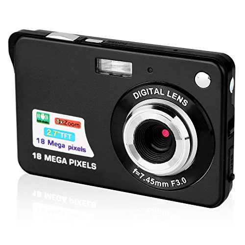 Imagen principal de PowerLead Cámara Digital, Cámara Compacta TFT LCD HD de 2.7 Pulgadas