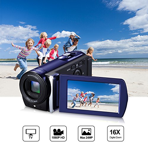 Imagen principal de Videocámara Digital Full HD 1080P ICOCO Vídeo de Cámara Profesional