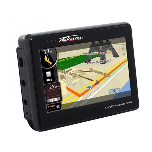 Imagen principal de Takara GP48 Europe - Pantalla táctil GPS de 4,3 Mapeo Navteq