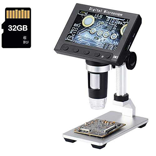 Imagen principal de Jiusion DM3 Microscopio USB Digital LCD HD con Pantalla de 4.3 con Tar