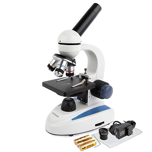 Imagen principal de AmScope M158C 40X-1000X Estudiante C & F Inal-mbrico LED Microscopio C