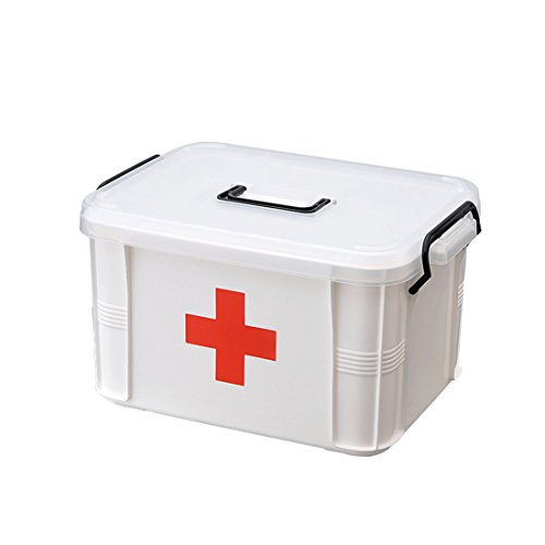 Imagen principal de Levoberg - Botiquín /caja para medicación de primeros auxilios, 2 ni