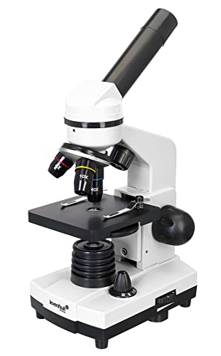 Imagen principal de Microscopio Escolar Portátil Levenhuk Rainbow 2L Moonstone/Blanco par