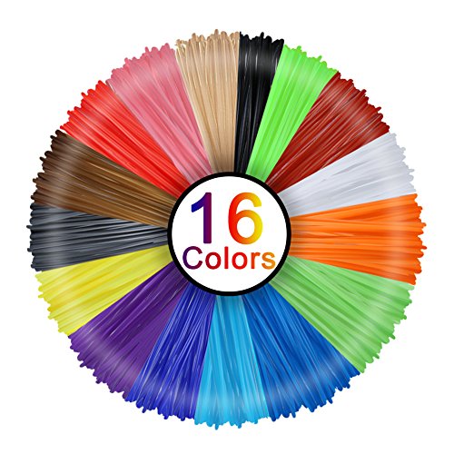 Imagen principal de Filamento 3d de lápiz, Rusee, 16 colores, 5 m, Filamento PLA de lápi