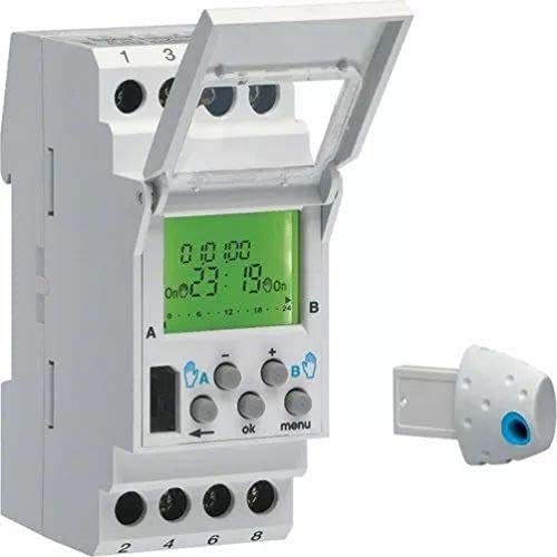 Imagen principal de Hager EE181 - Programador astronómico 2vias 2conmut.7dias