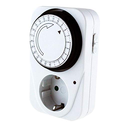 Imagen principal de ExtraStar - Temporizador Programable Manual 24h con enchufe TG-3 230V