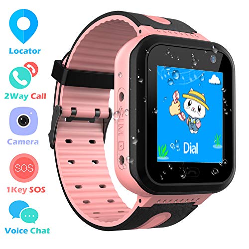 Imagen principal de Impermeable Smartwatch para Niños, Reloj Inteligente Phone con LBS Tr